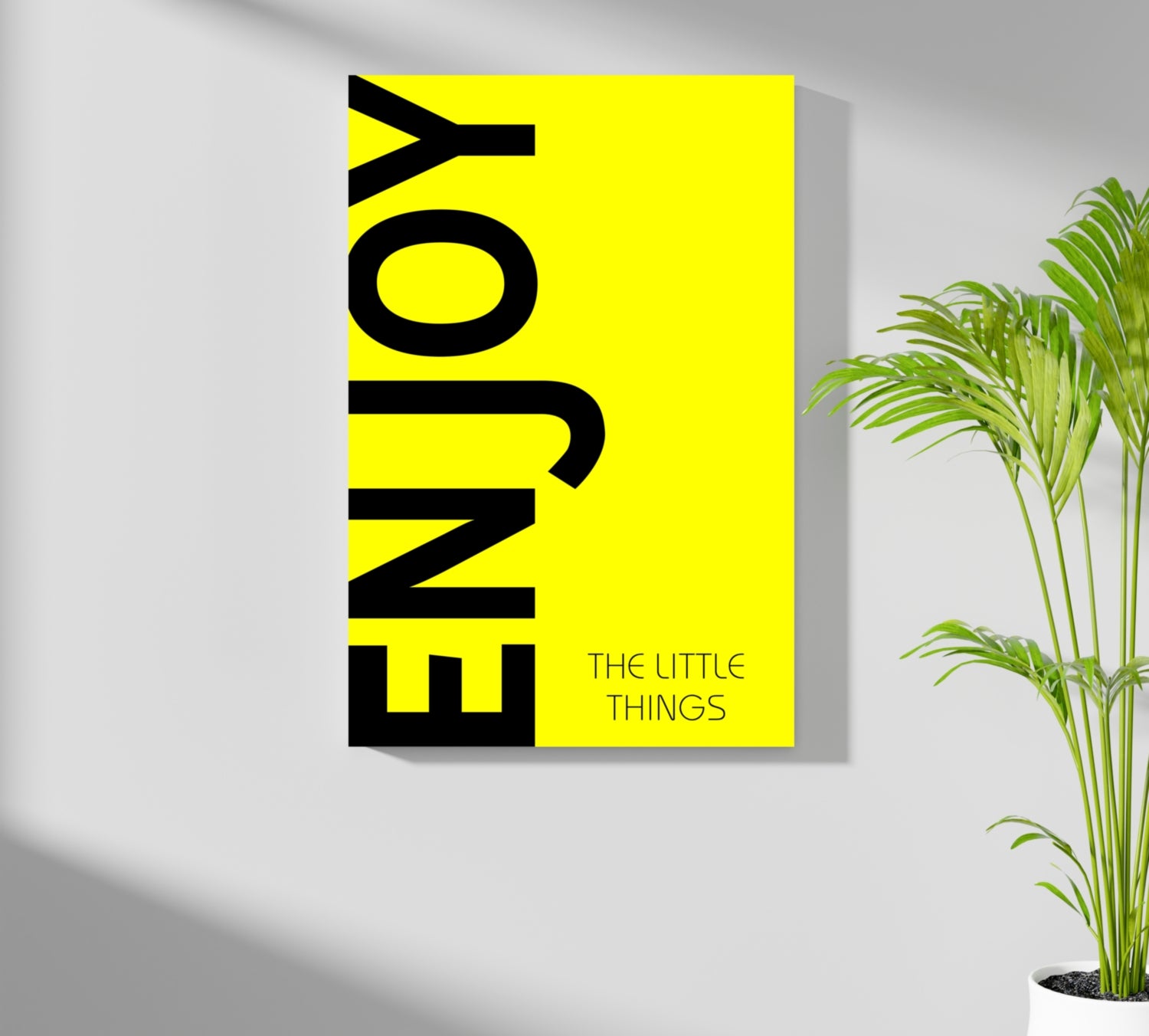 Enjoy The Little Things Aluminum Print.