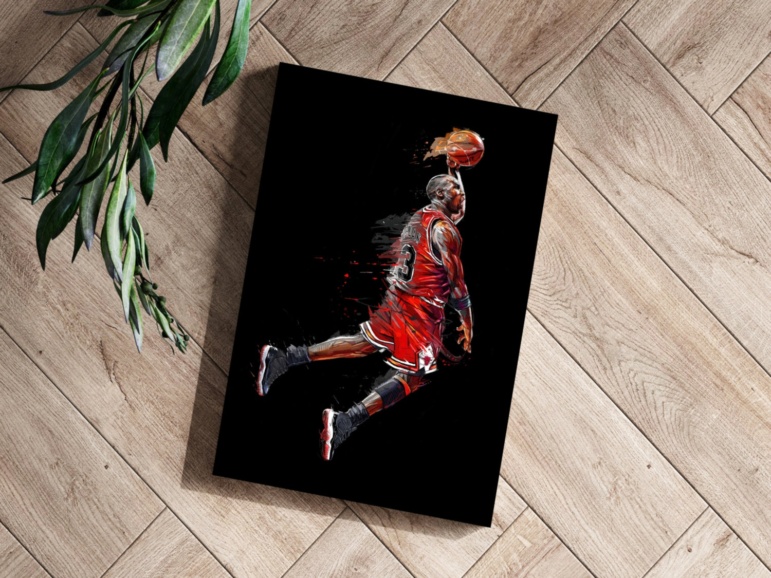 Michael Jordan Aluminum Print.