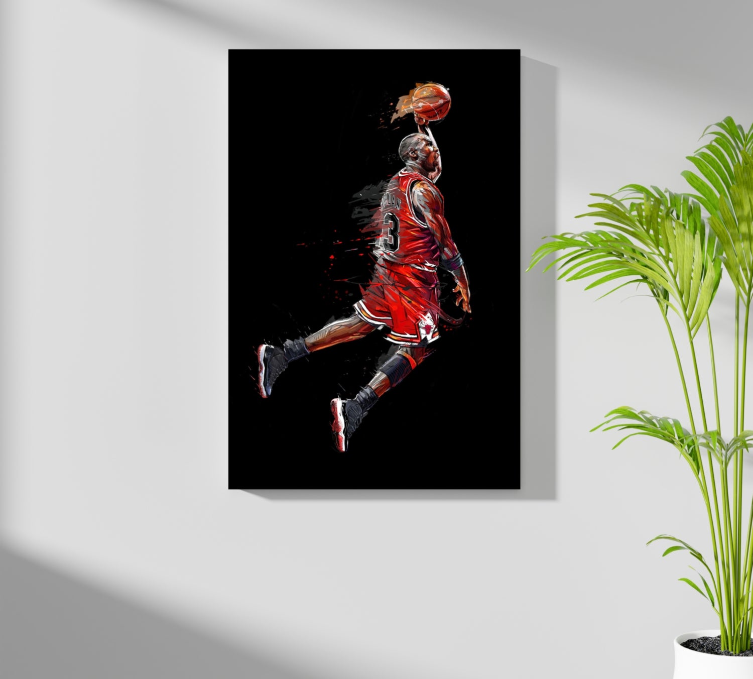 Michael Jordan Aluminum Print.