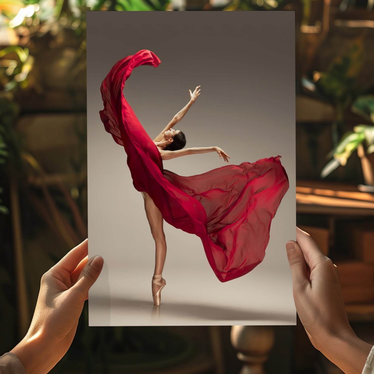 Ballet Dancer Aluminum Print.