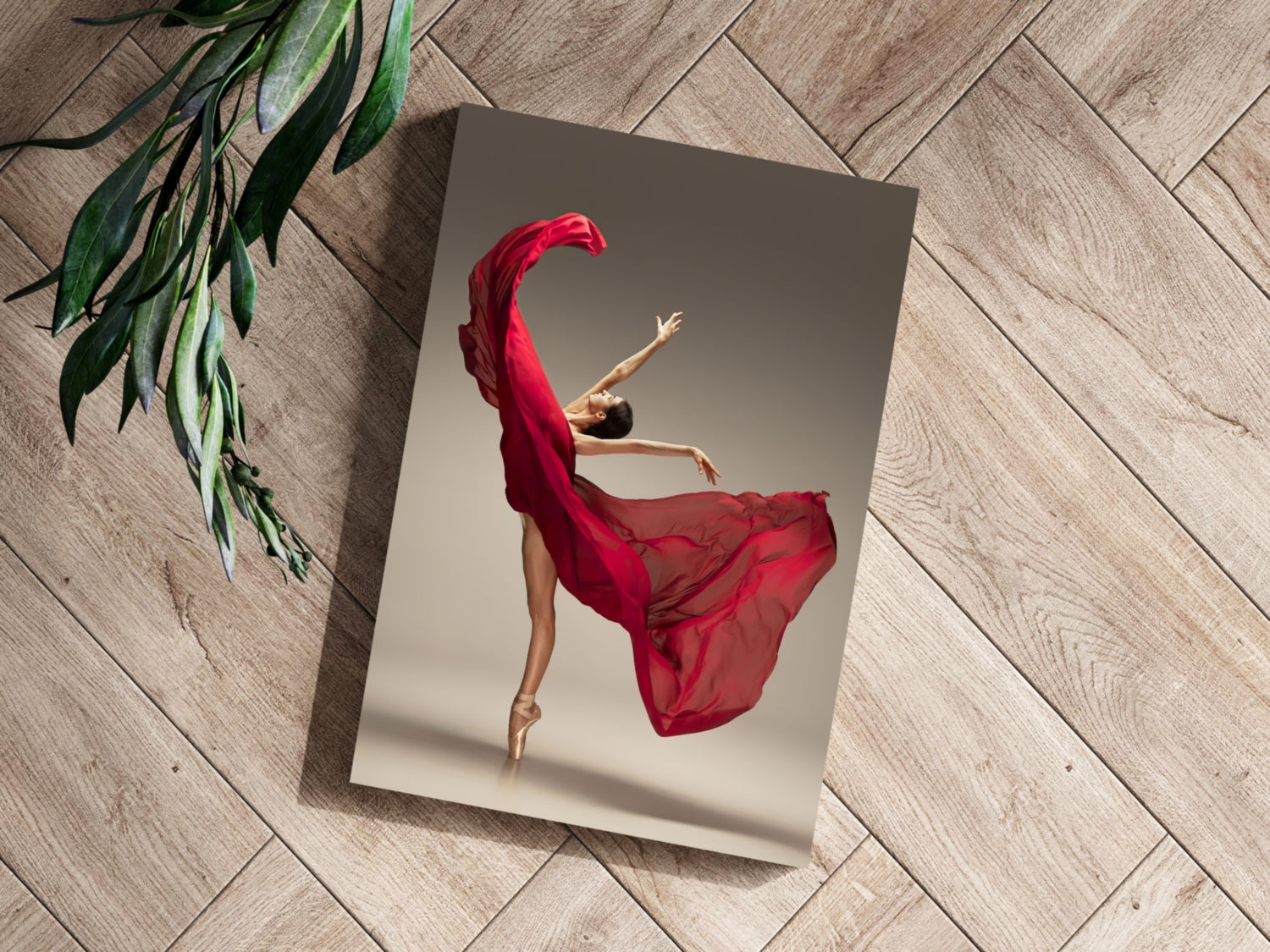 Ballet Dancer Aluminum Print.