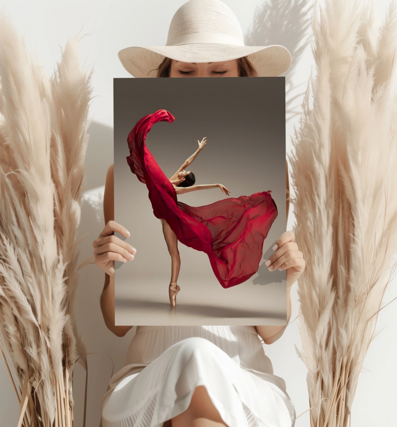 Ballet Dancer Aluminum Print.