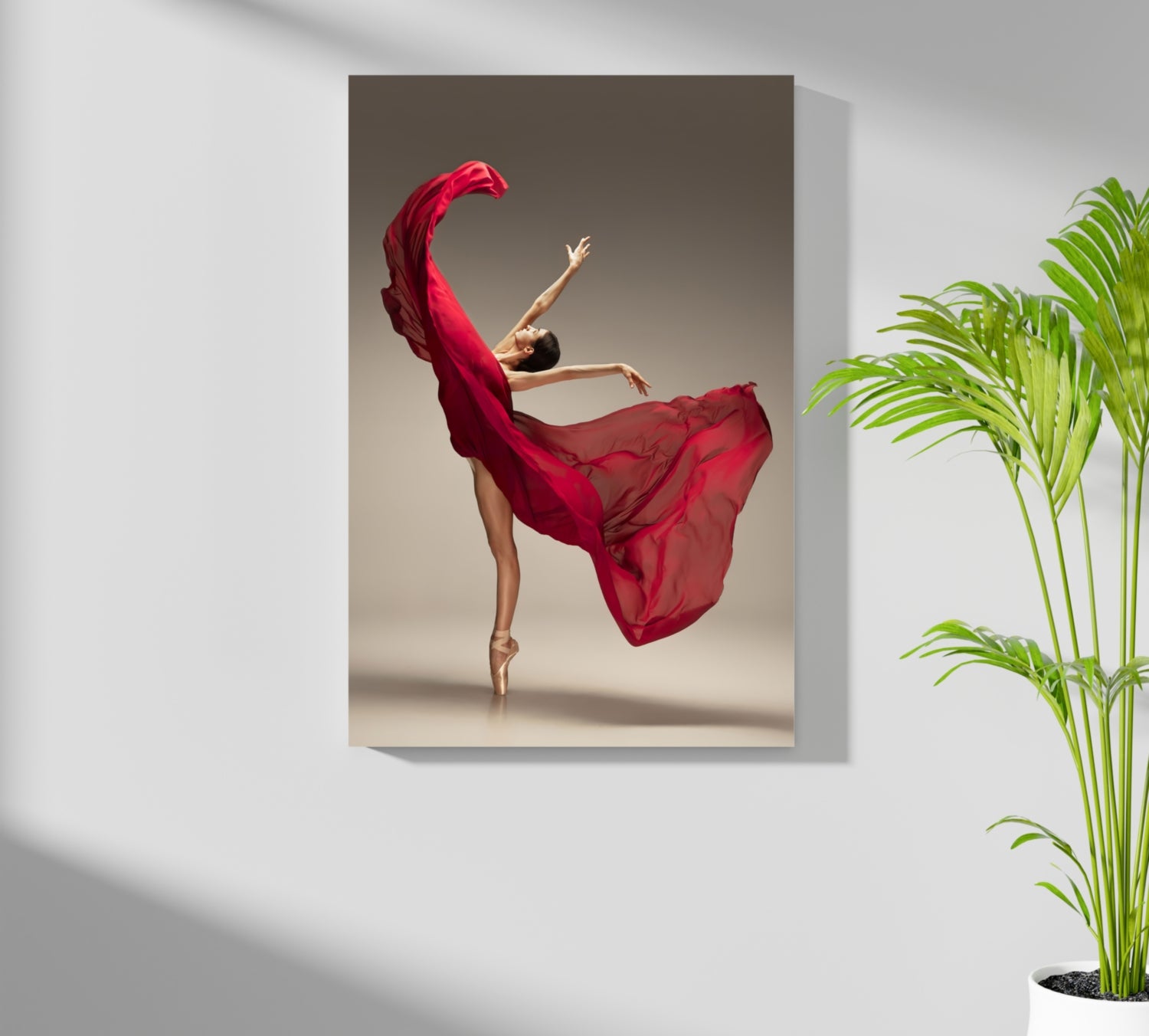 Ballet Dancer Aluminum Print.