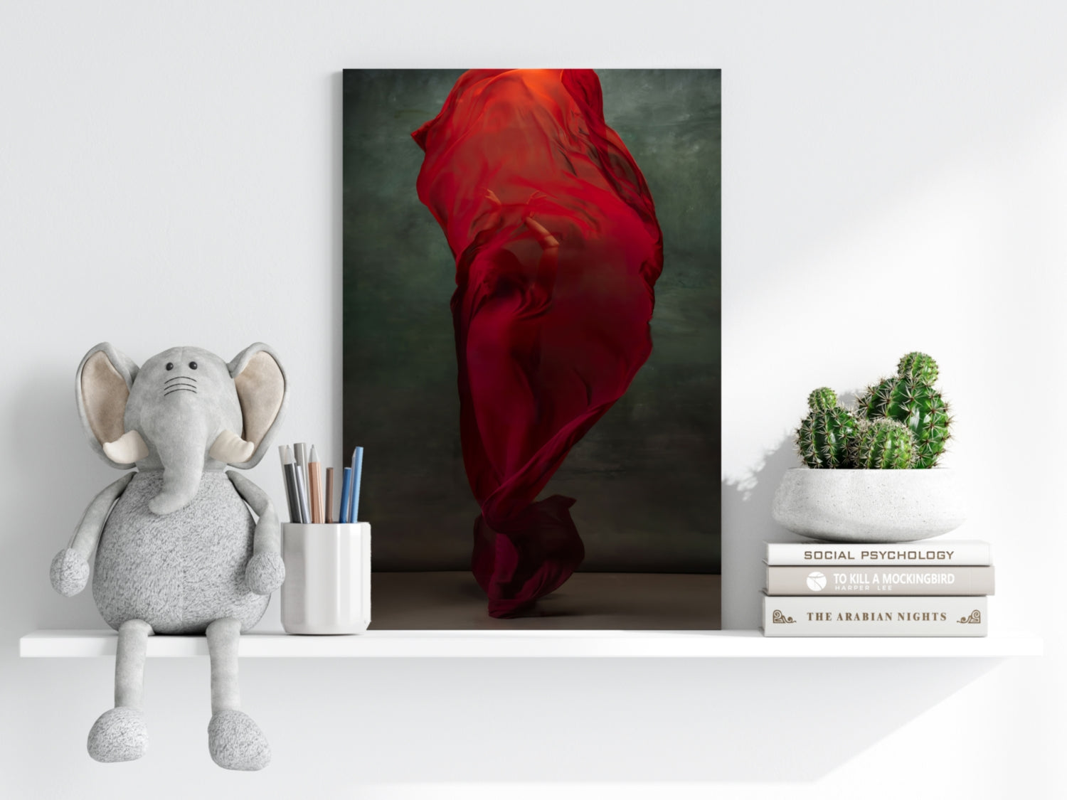 Ballet Dancer Aluminum Print.