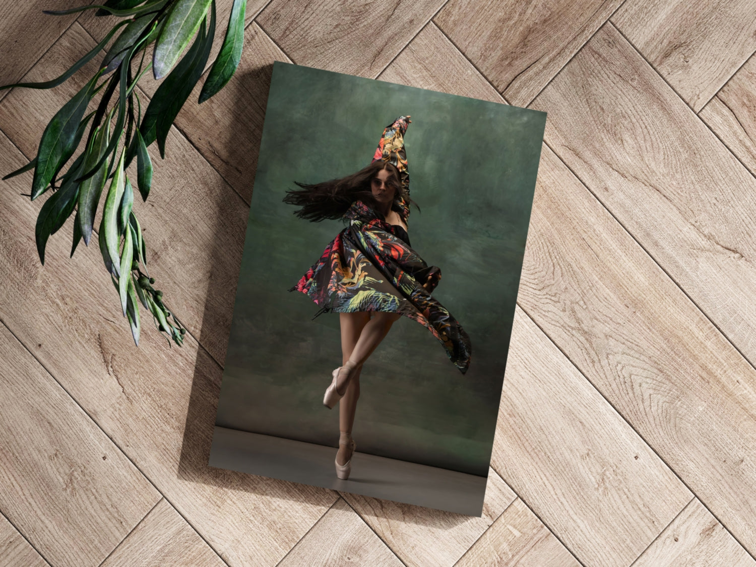 Ballet Dancer Aluminum Print.