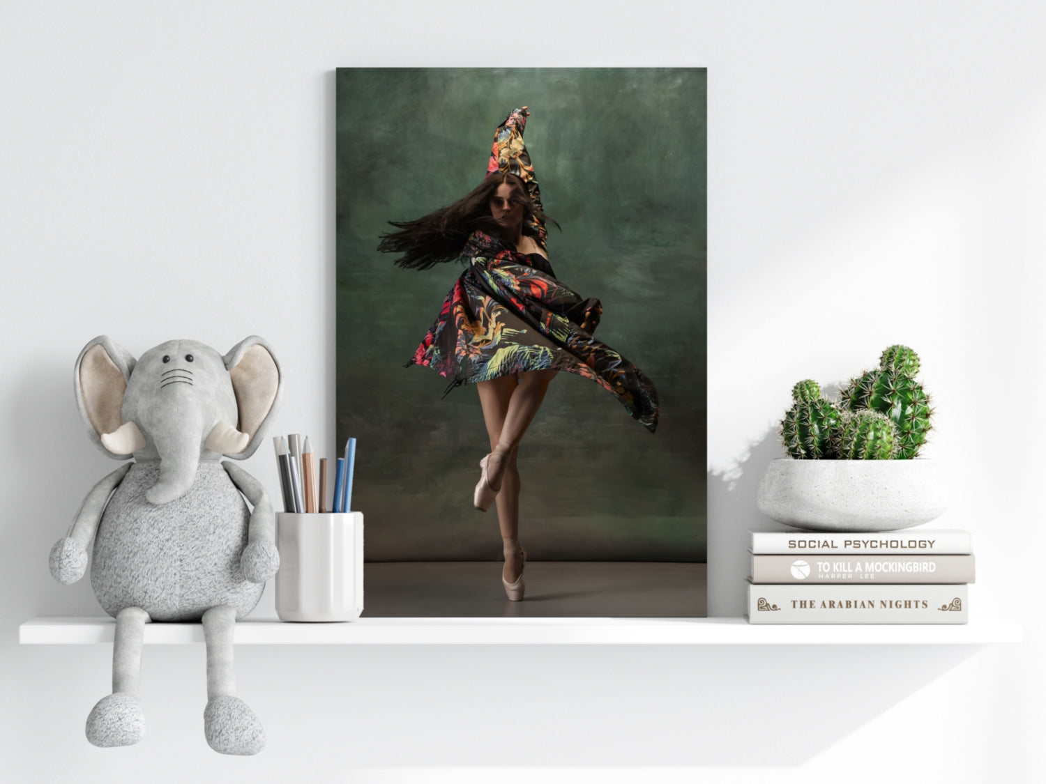 Ballet Dancer Aluminum Print.