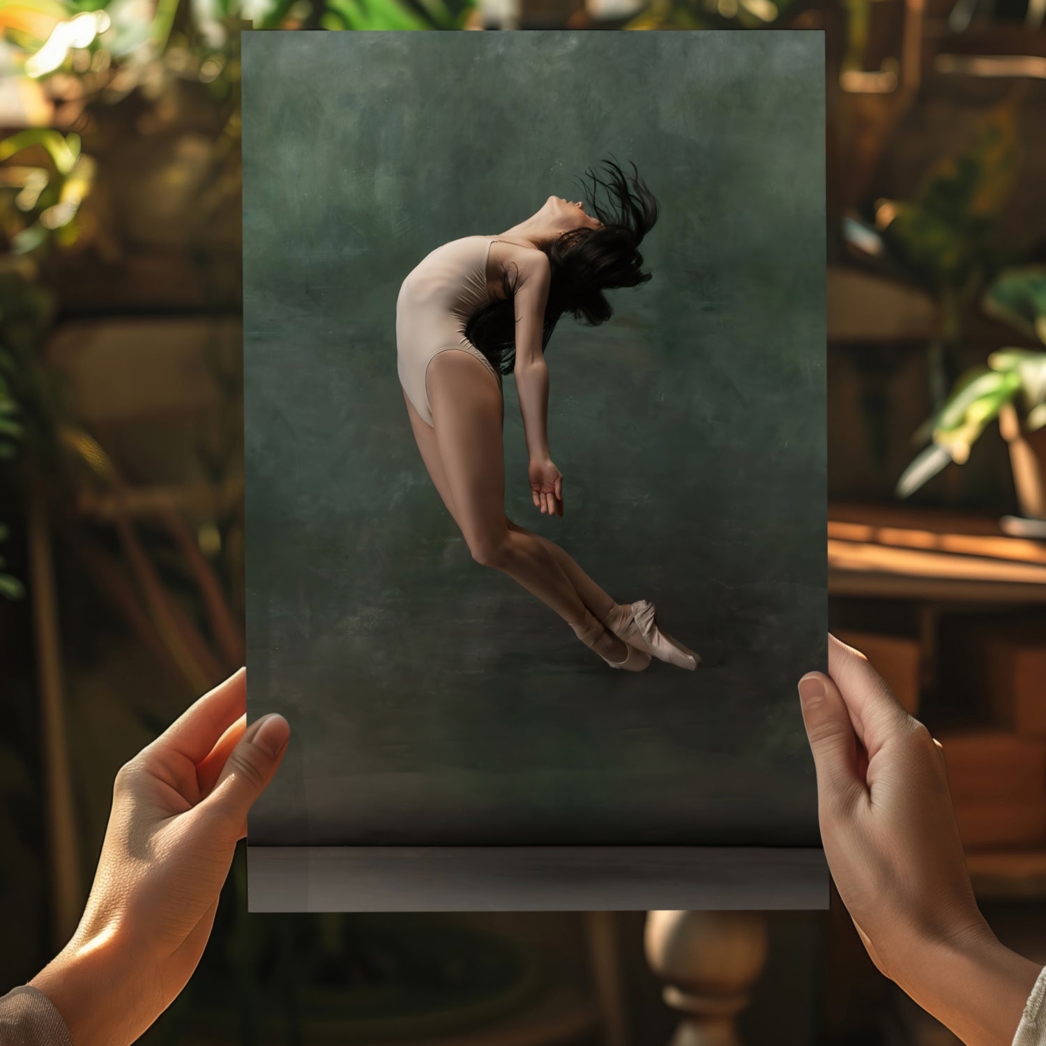 Ballet Dancer Aluminum Print.