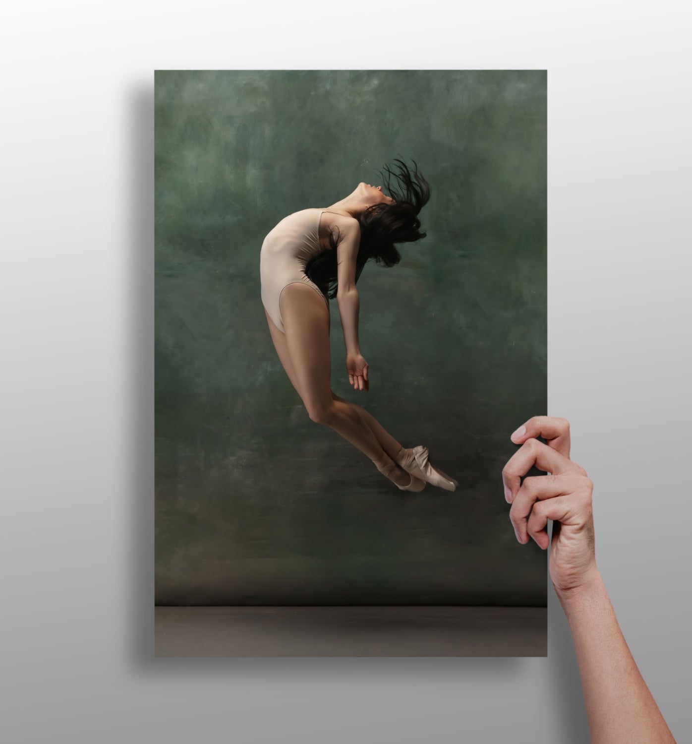 Ballet Dancer Aluminum Print