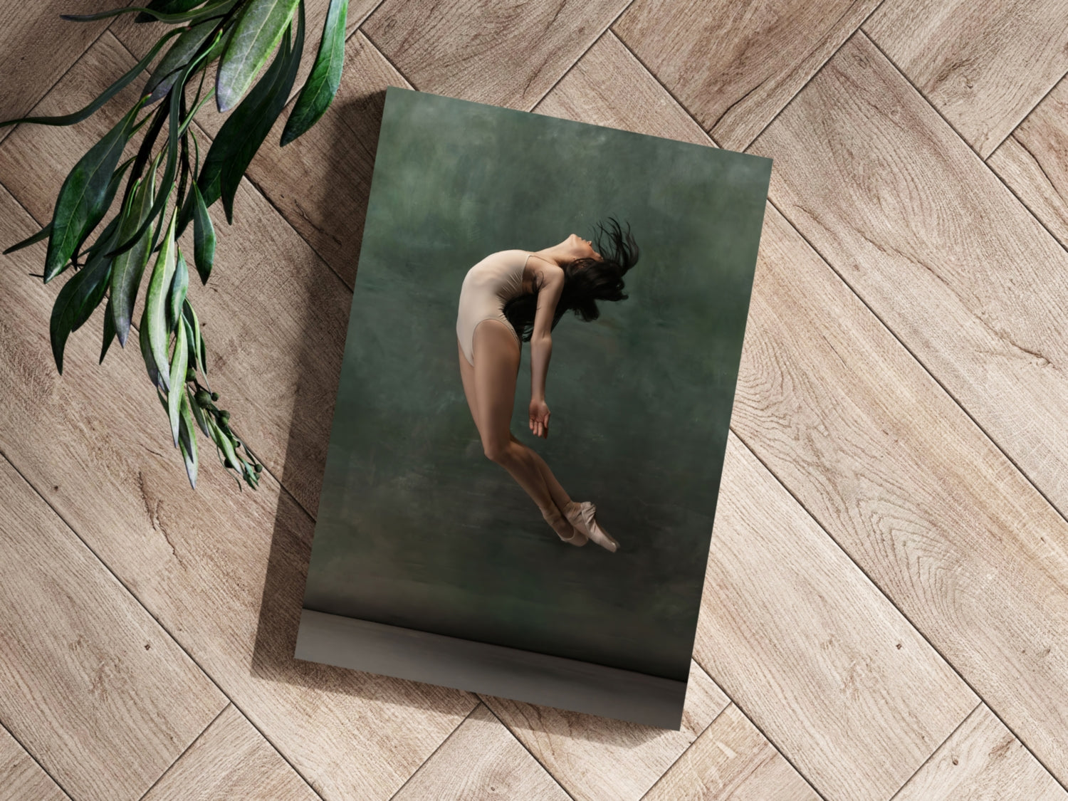 Ballet Dancer Aluminum Print.