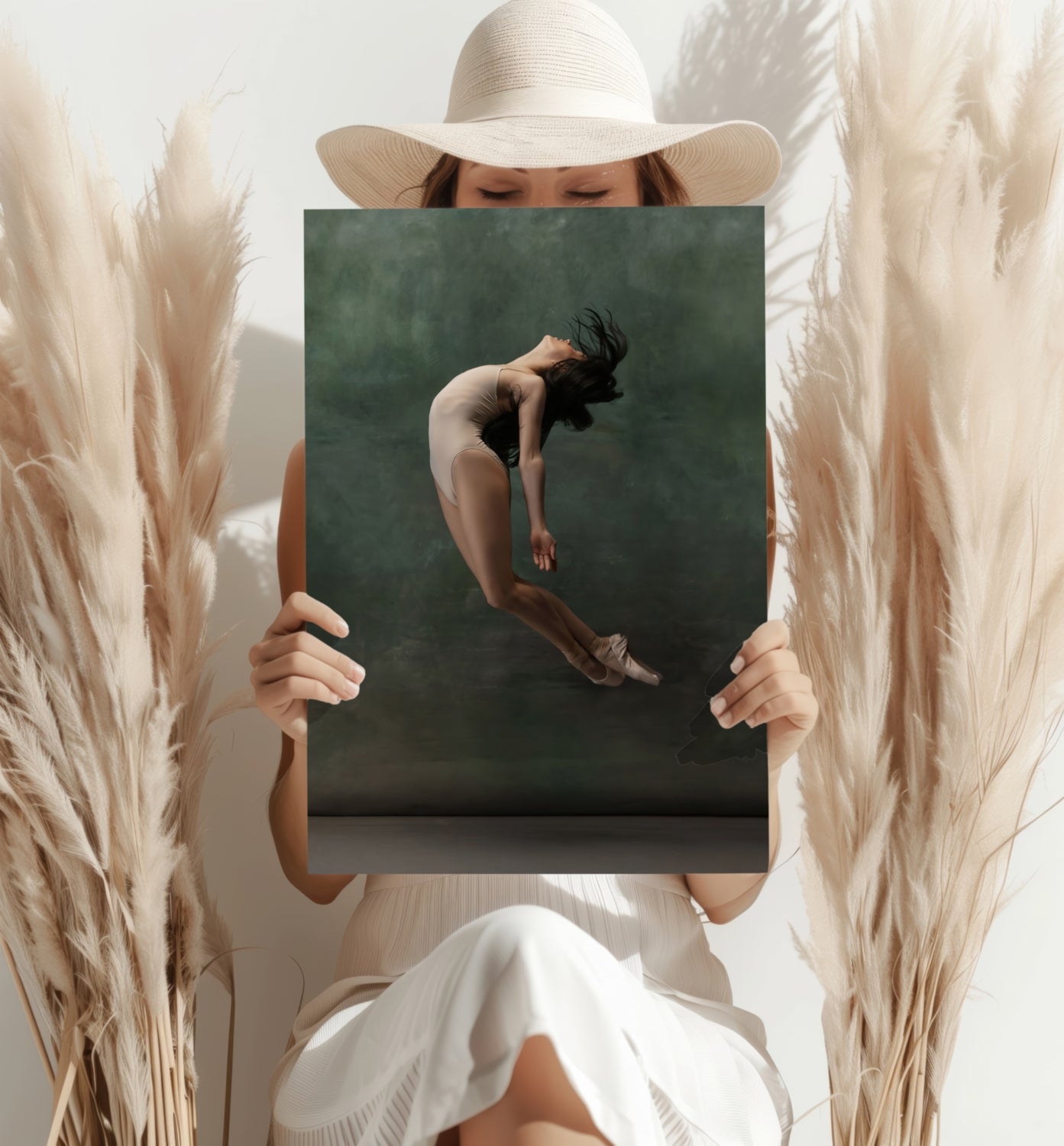 Ballet Dancer Aluminum Print.