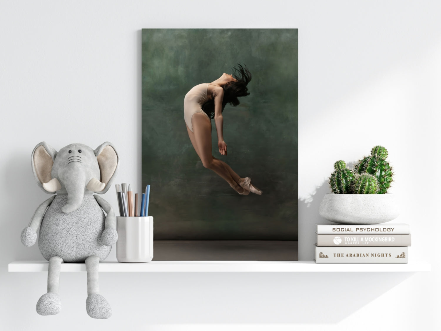 Ballet Dancer Aluminum Print.