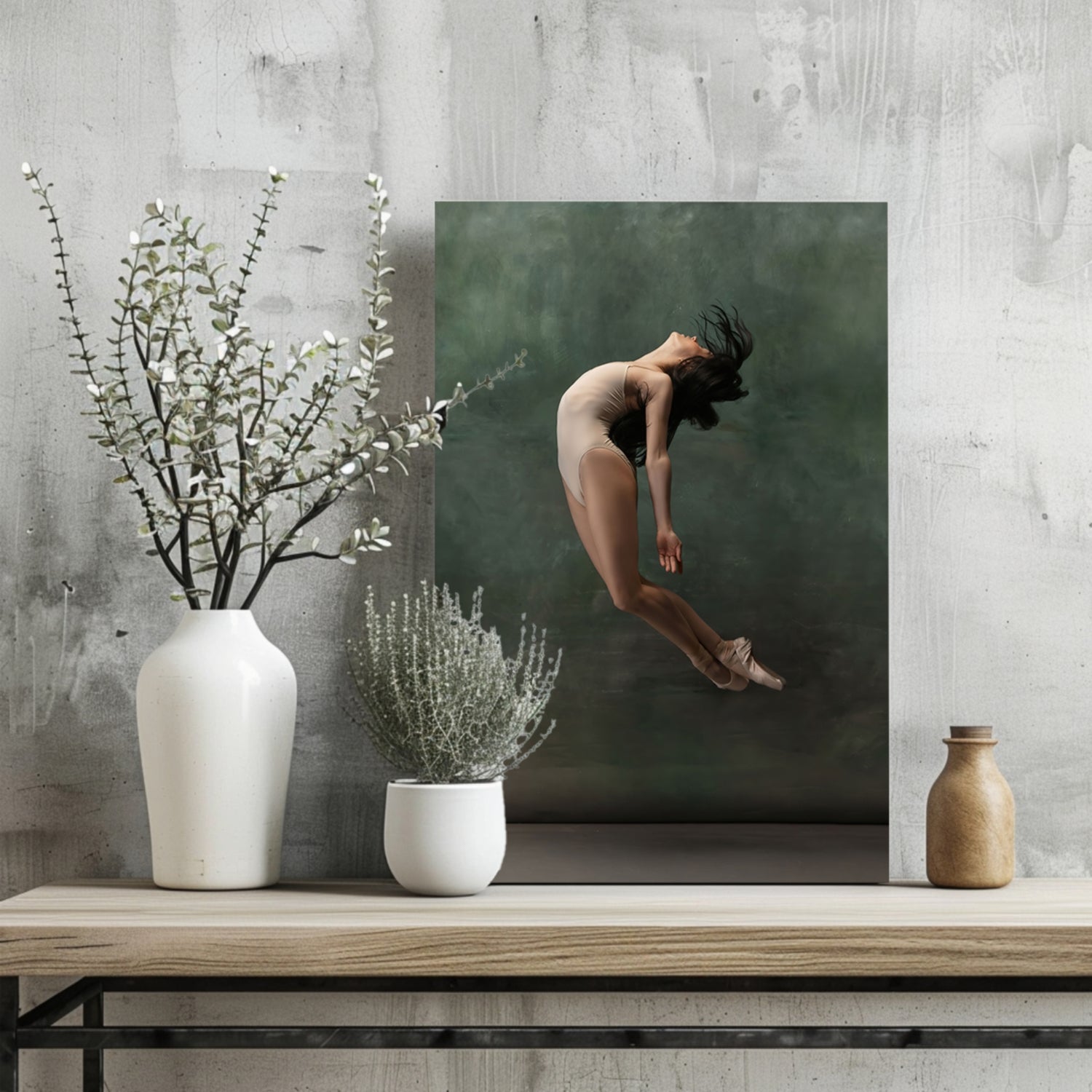 Ballet Dancer Aluminum Print.