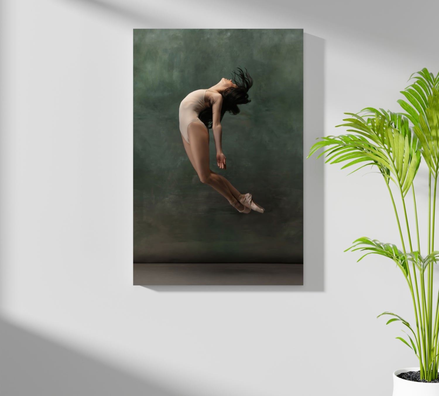 Ballet Dancer Aluminum Print.