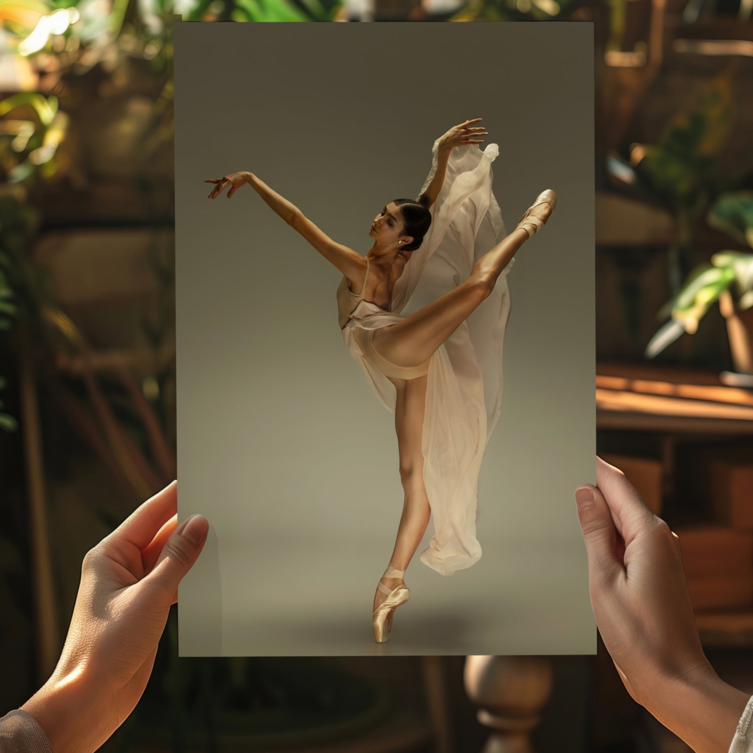 Ballet Dancer Aluminum Print.