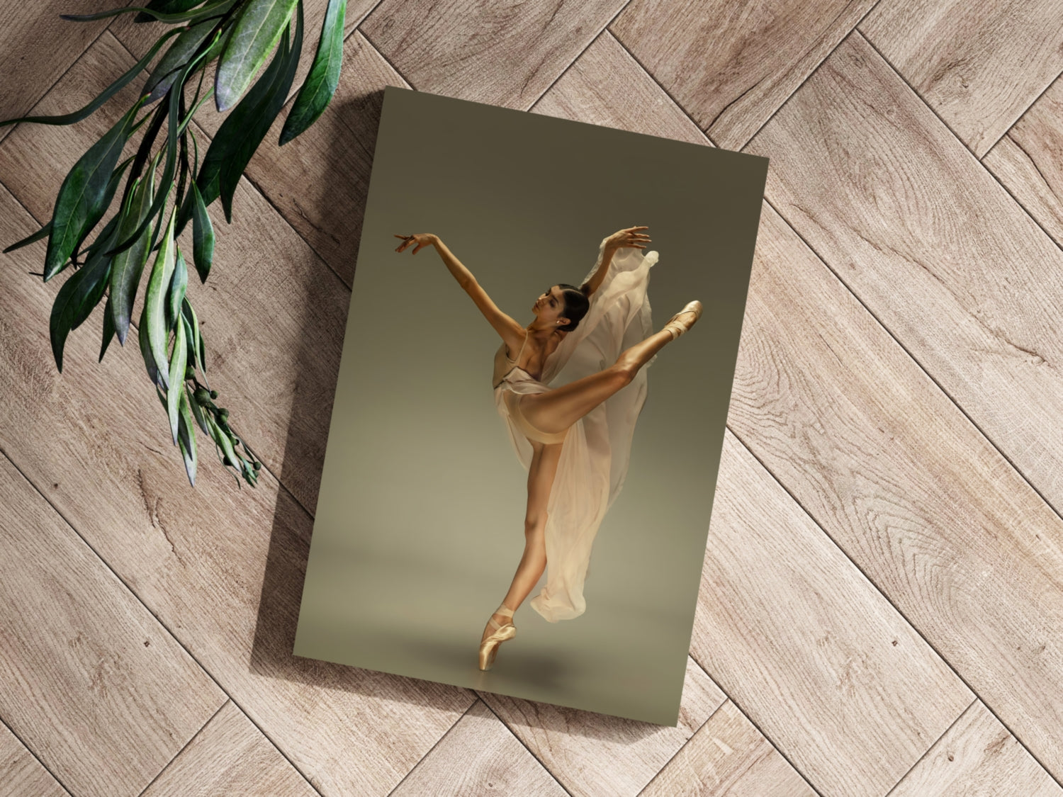 Ballet Dancer Aluminum Print.