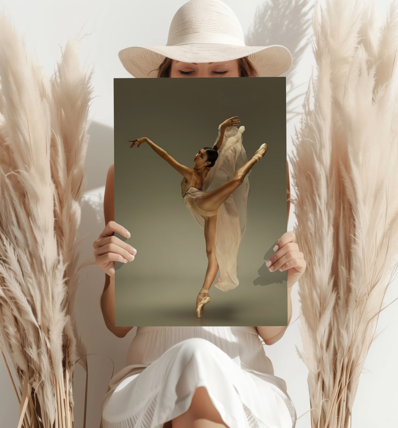 Ballet Dancer Aluminum Print.