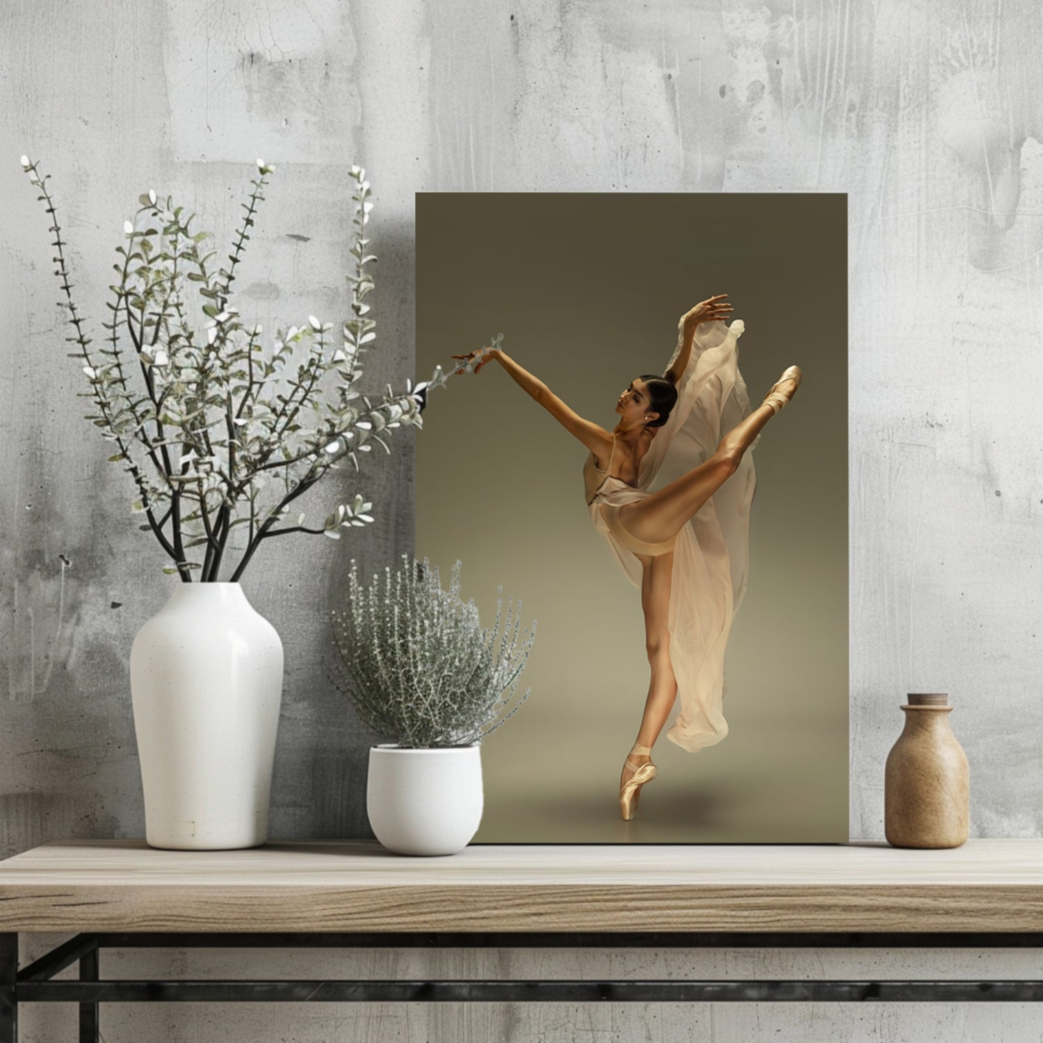 Ballet Dancer Aluminum Print.