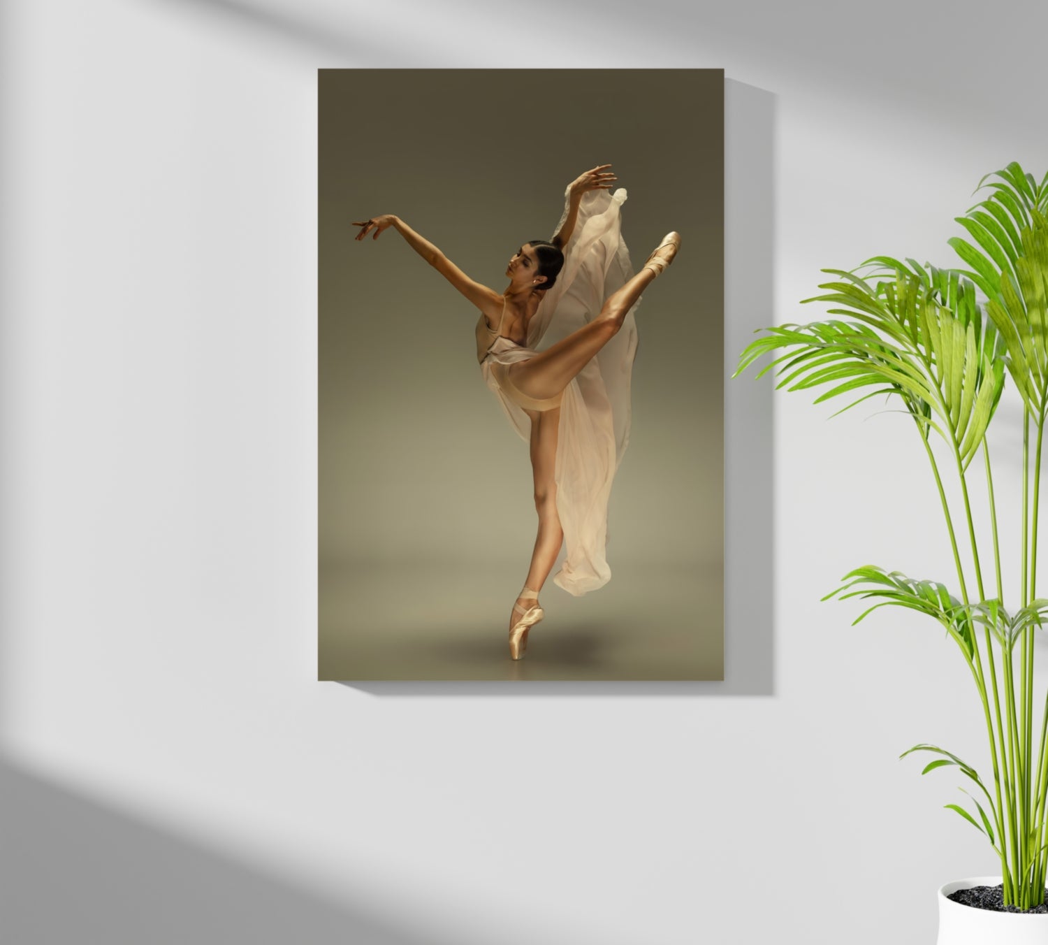 Ballet Dancer Aluminum Print.
