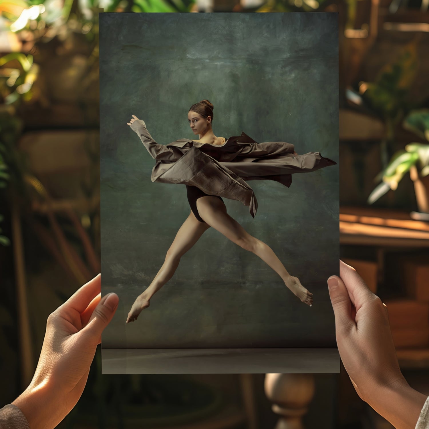 Ballet Dancer Aluminum Print.