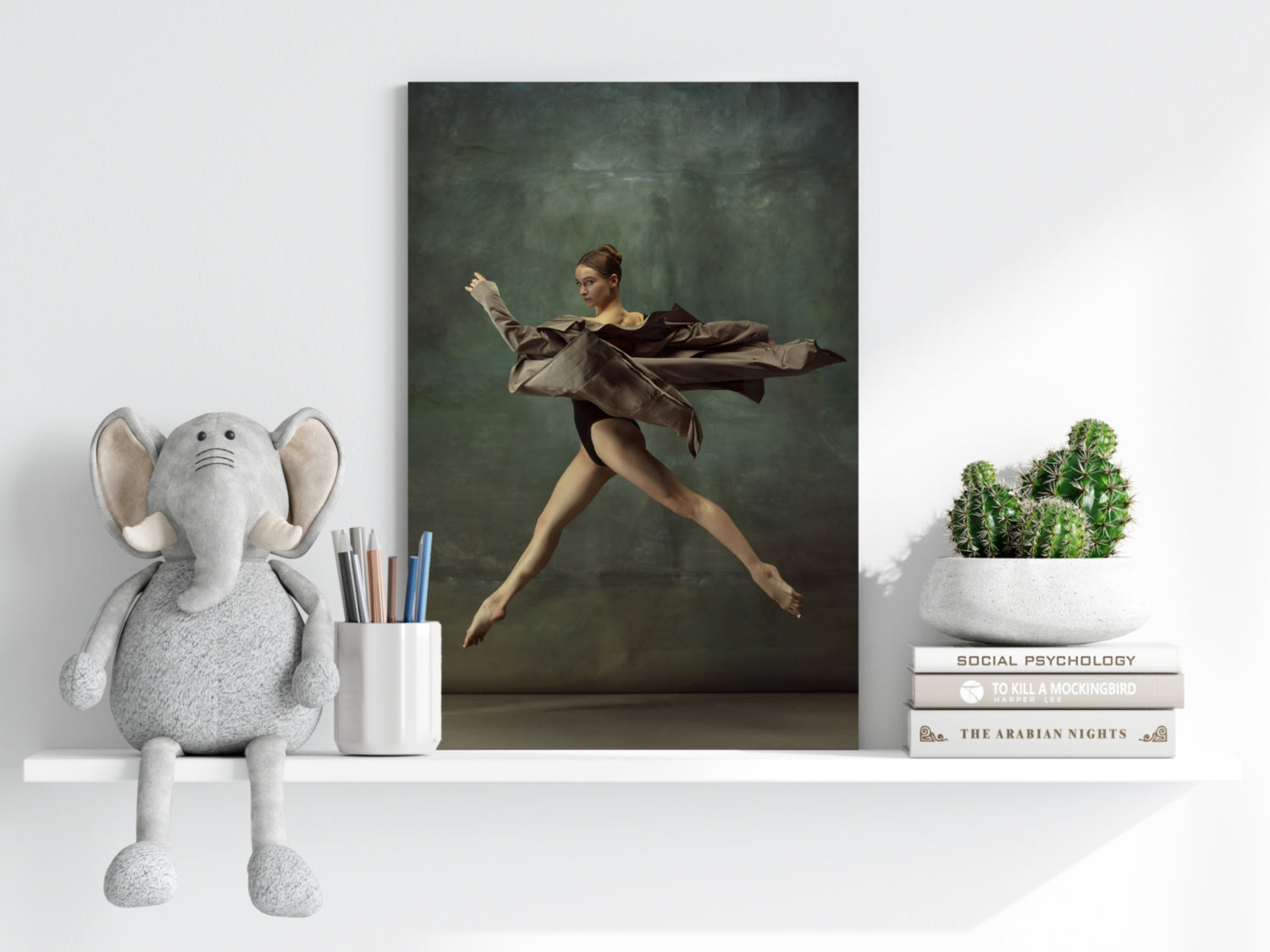Ballet Dancer Aluminum Print.