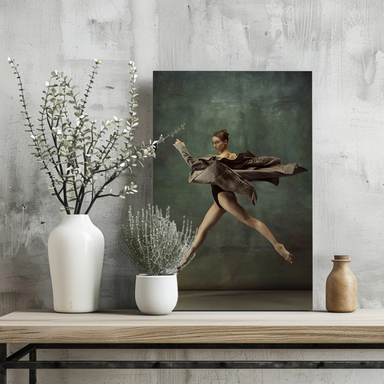 Ballet Dancer Aluminum Print.