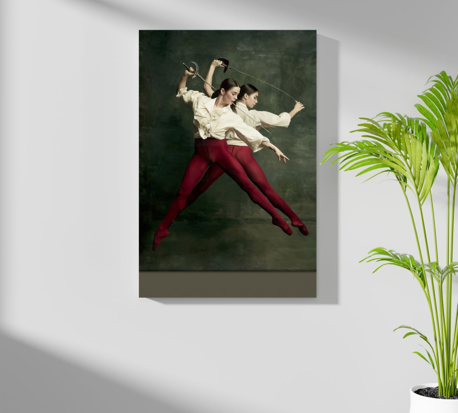 Ballet Dancer Aluminum Print.