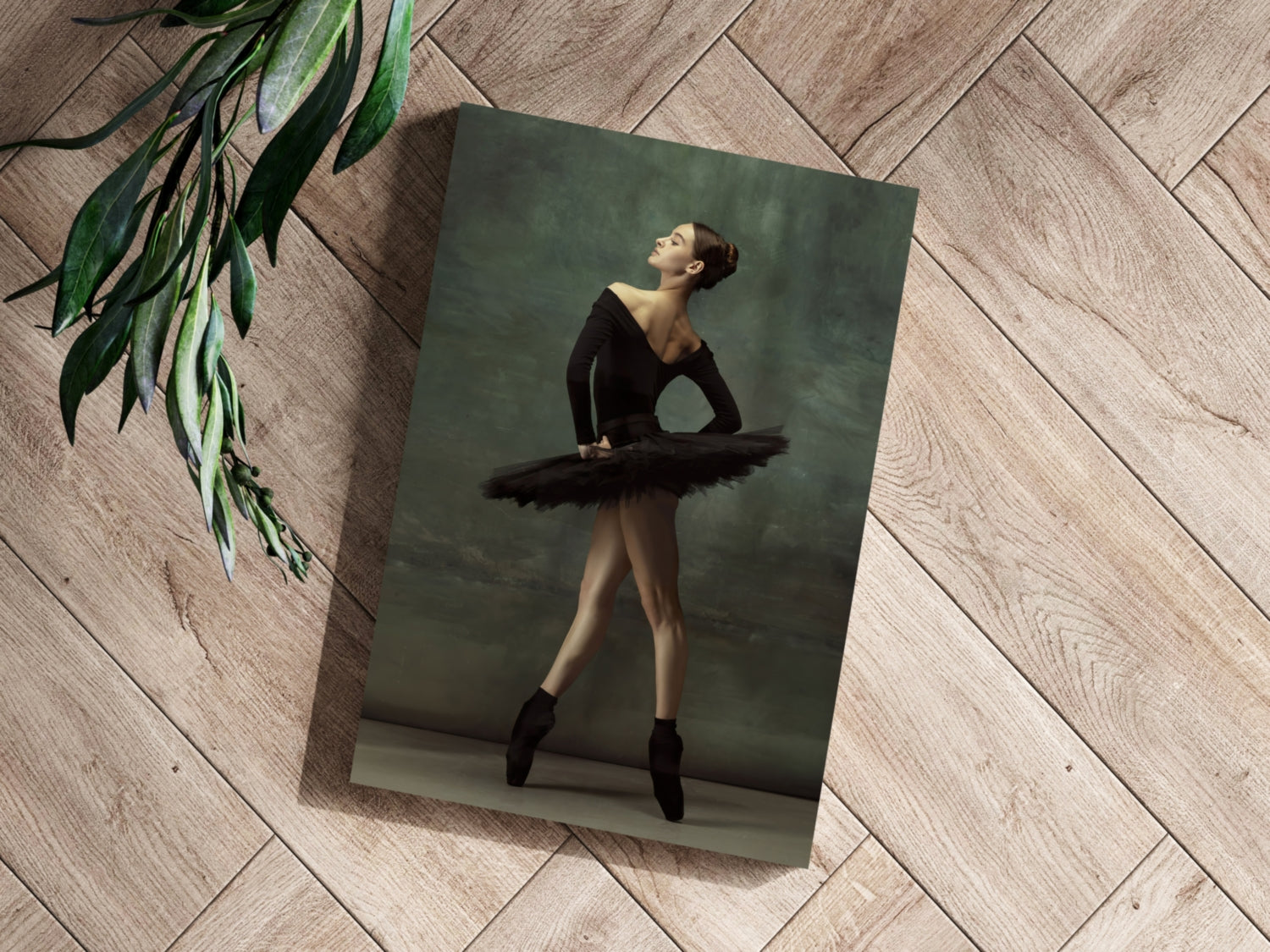 Ballet Dancer Aluminum Print.