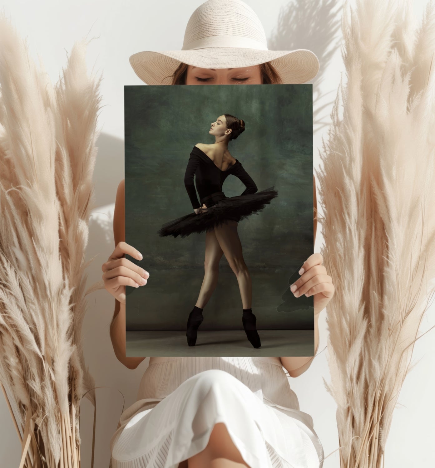 Ballet Dancer Aluminum Print.