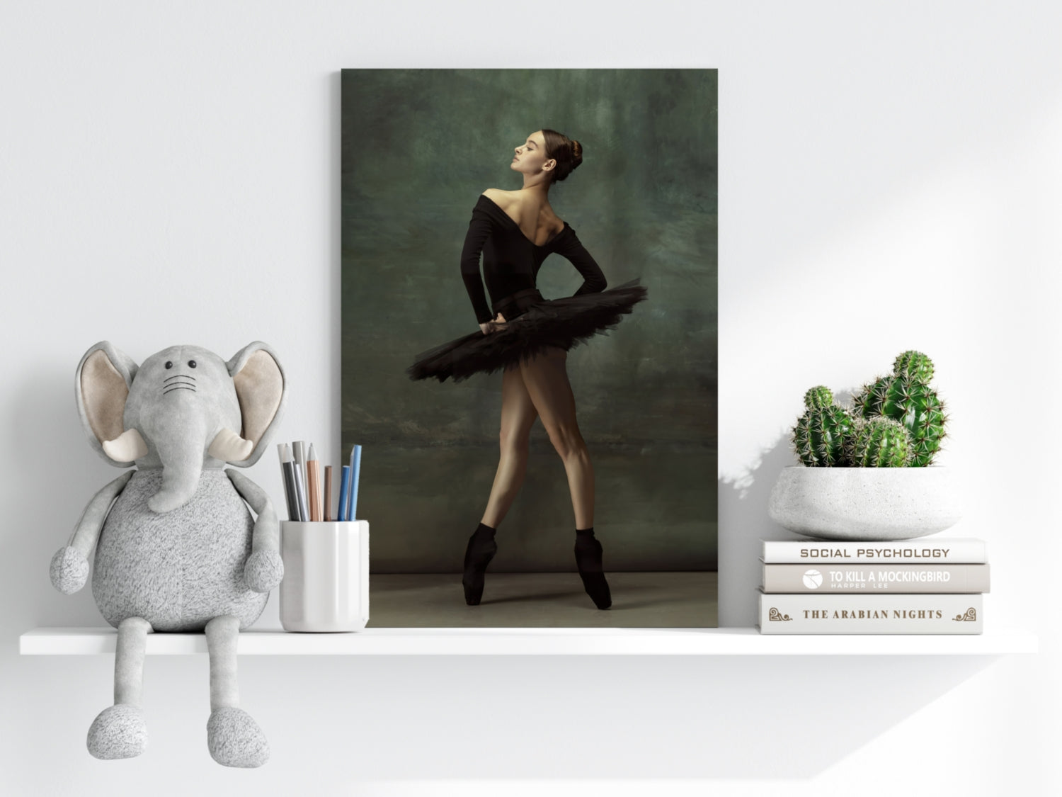 Ballet Dancer Aluminum Print.