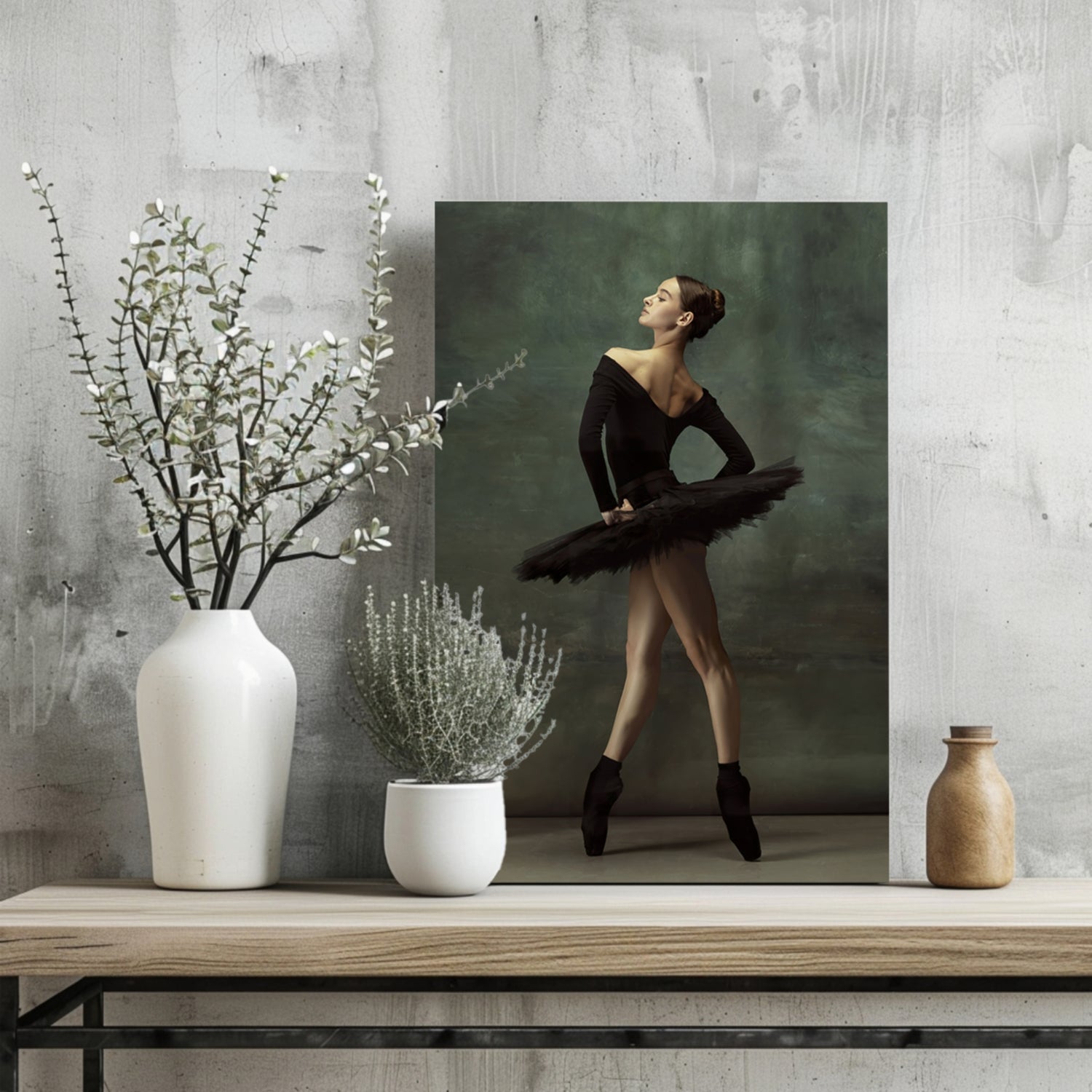 Ballet Dancer Aluminum Print.