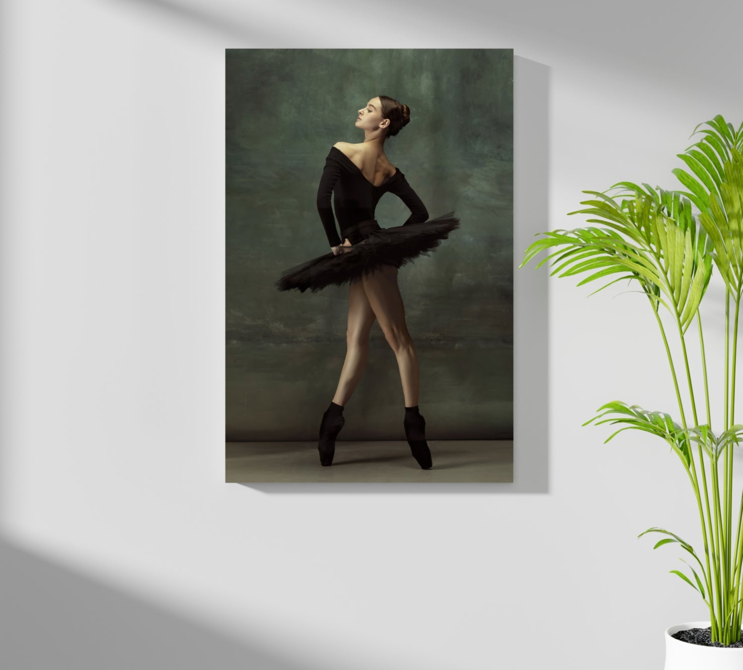 Ballet Dancer Aluminum Print.