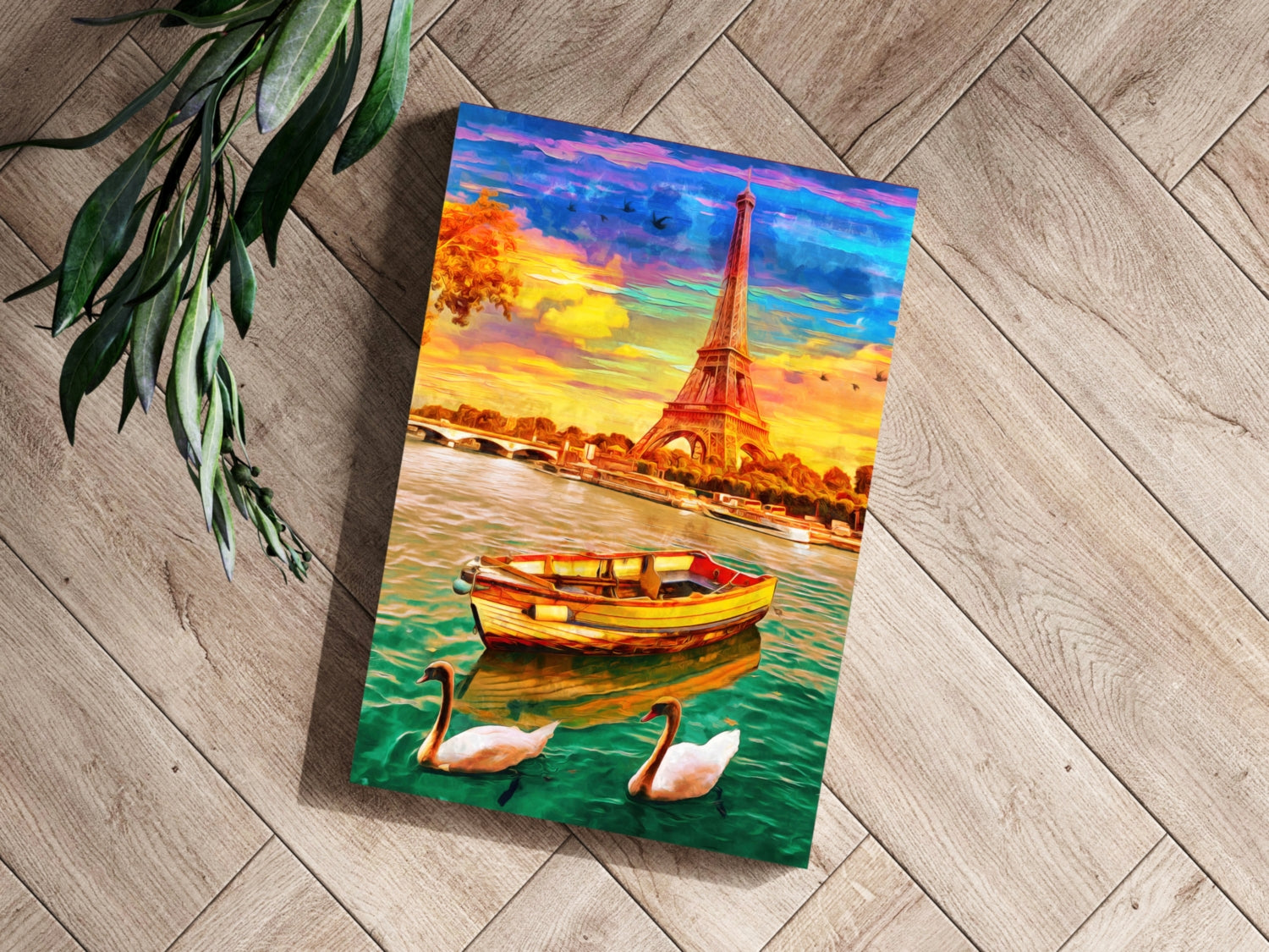 Eiffel Tower Aluminum Print.