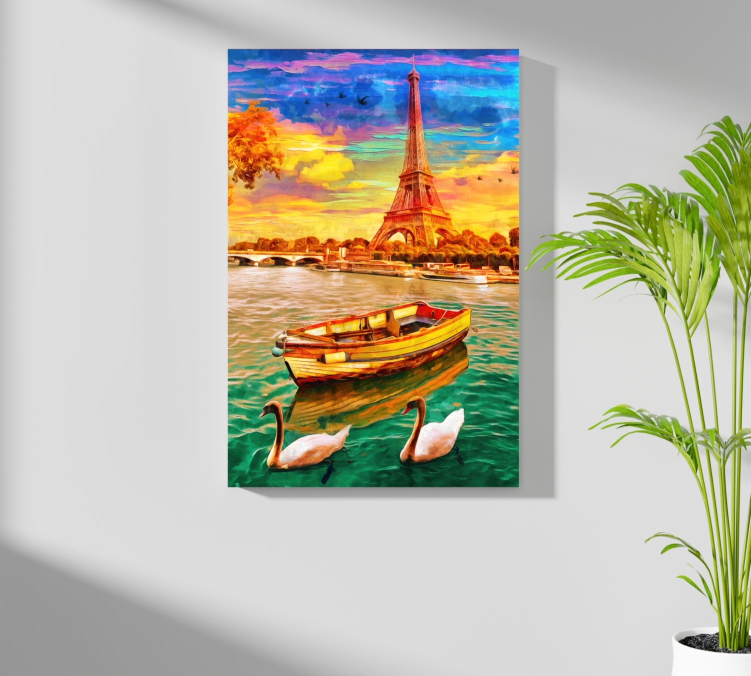 Eiffel Tower Aluminum Print.