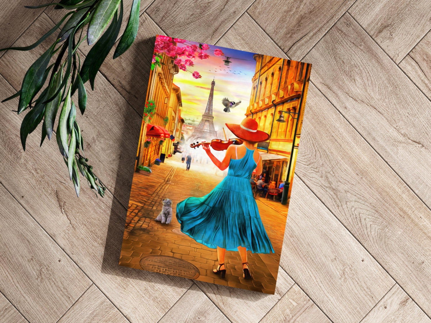 Eiffel Tower Aluminum Print.