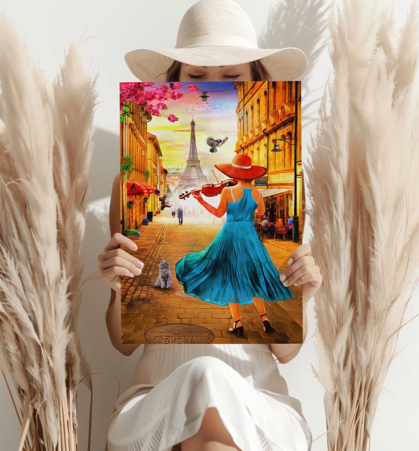 Eiffel Tower Aluminum Print.