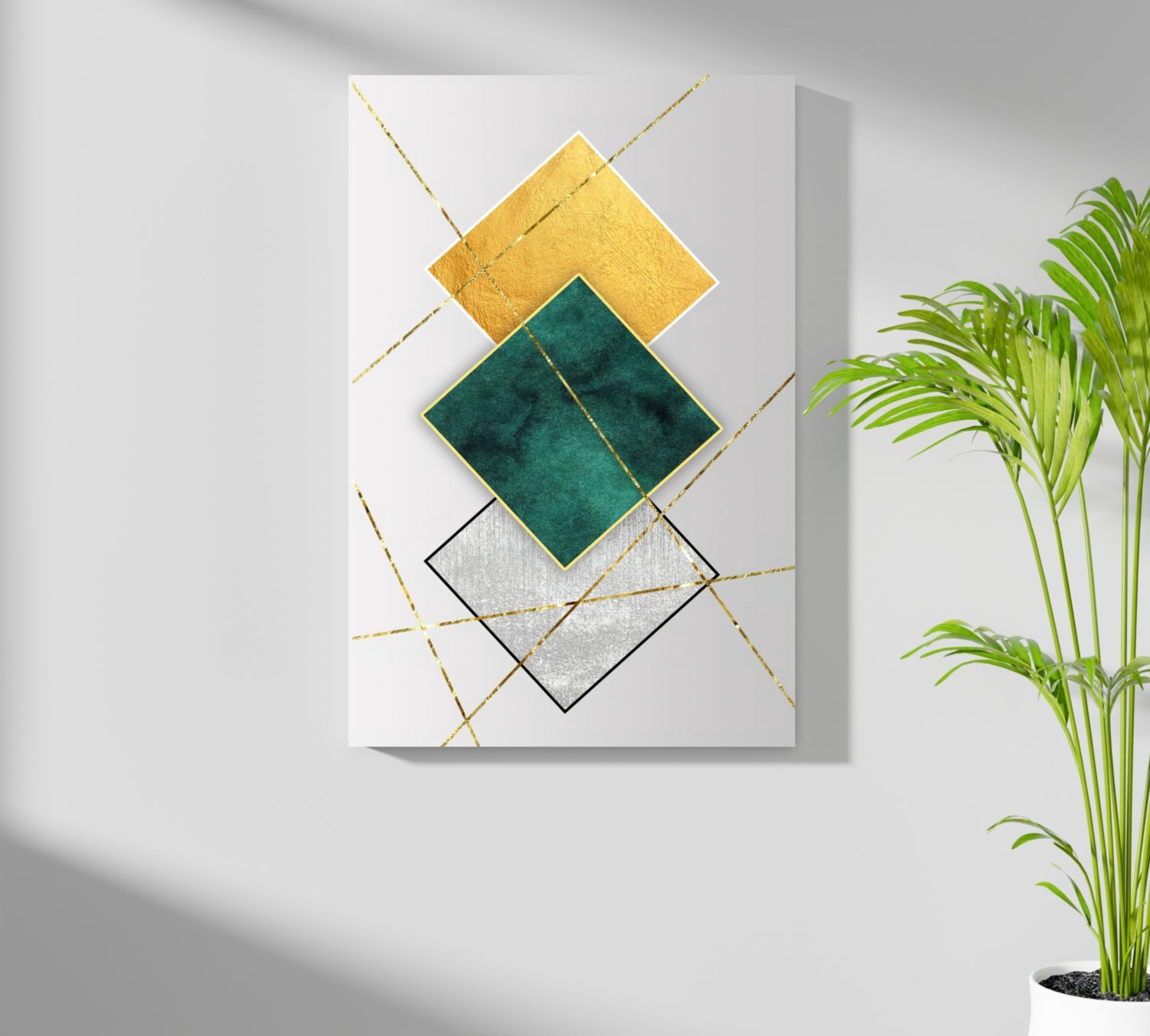 Elegant Squares Aluminum Print.