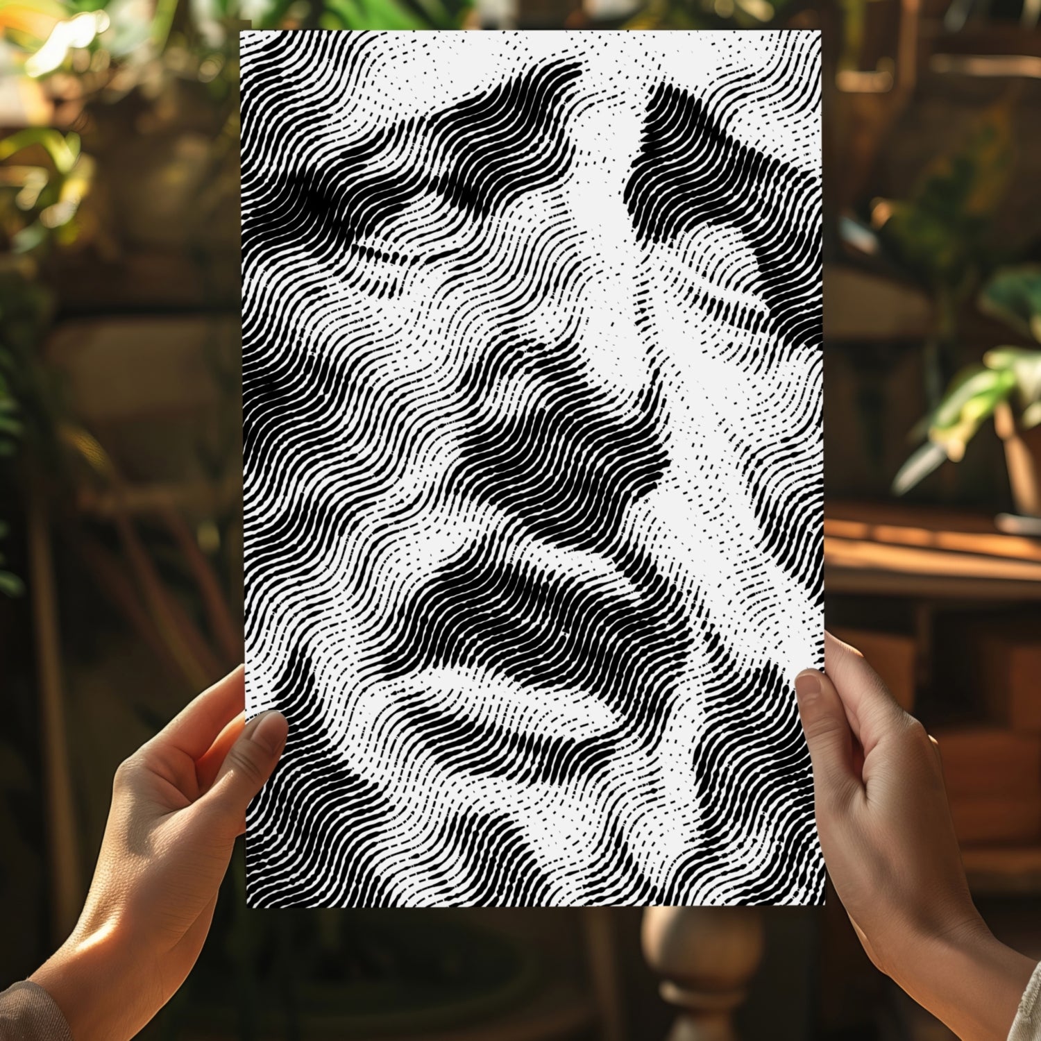 Statue Head Contemporary Aluminum Print.