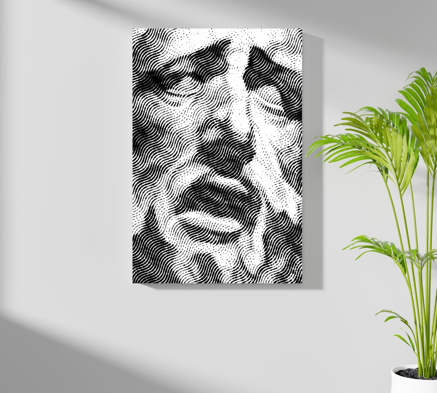 Statue Head Contemporary Aluminum Print.