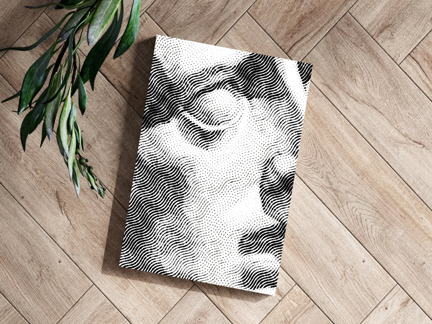 Statue Head Contemporary Aluminum Print.