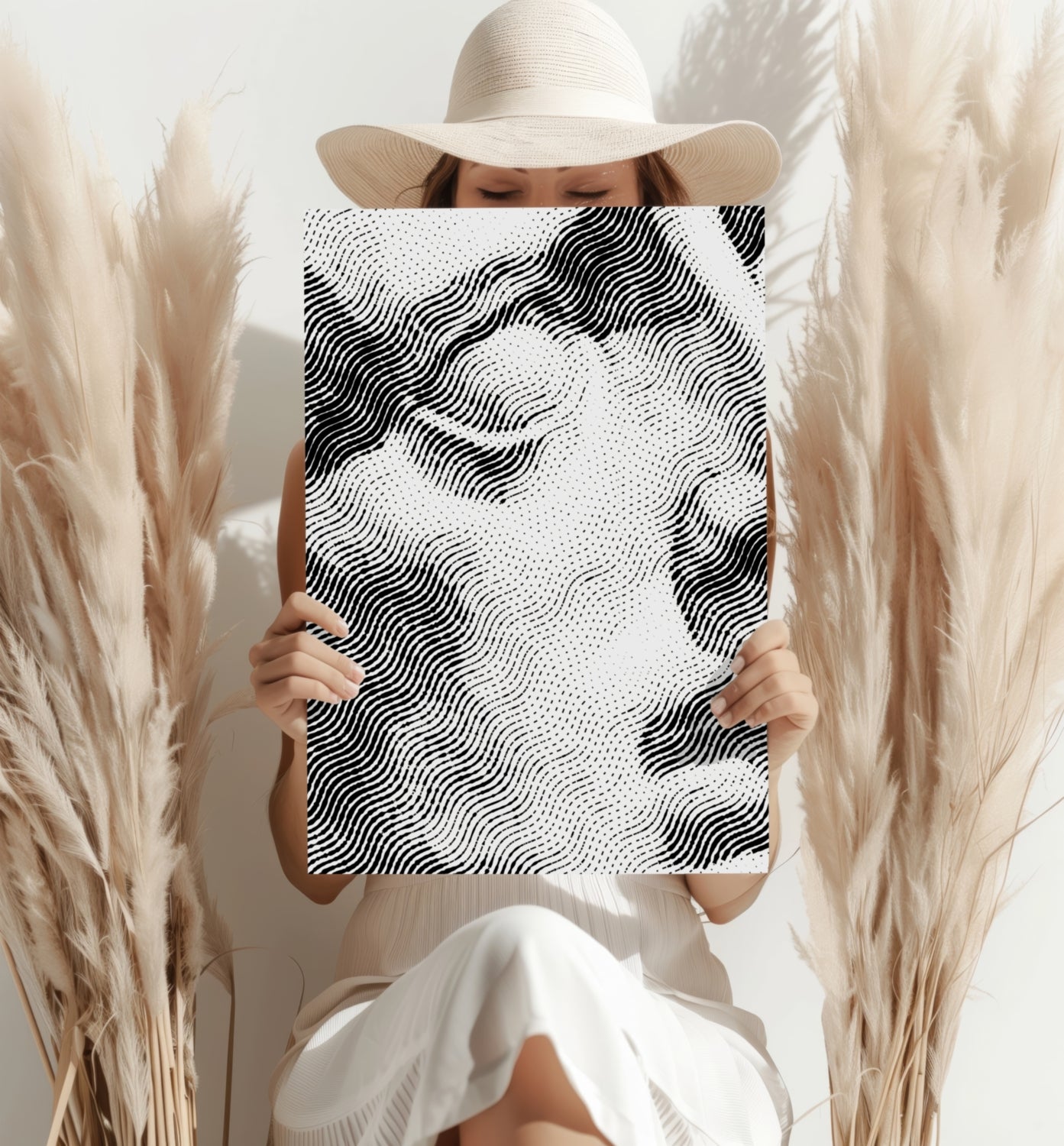 Statue Head Contemporary Aluminum Print.