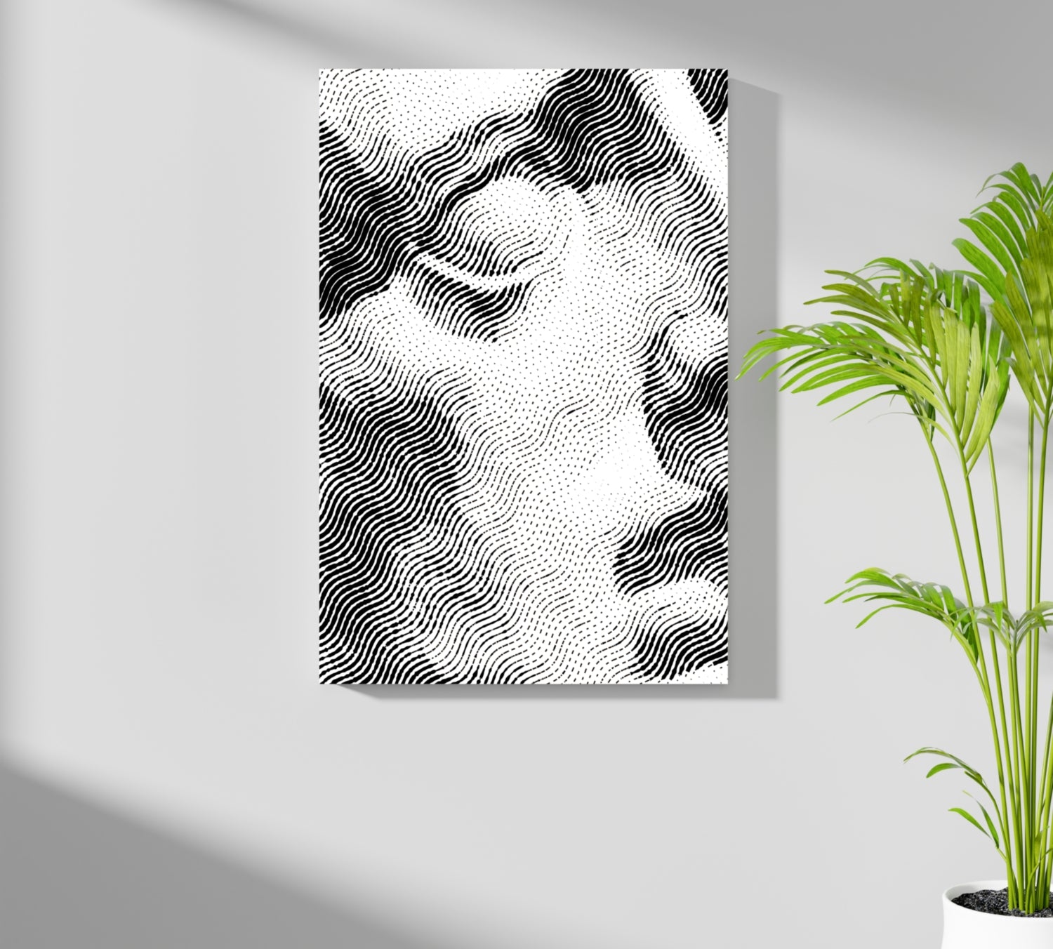 Statue Head Contemporary Aluminum Print.