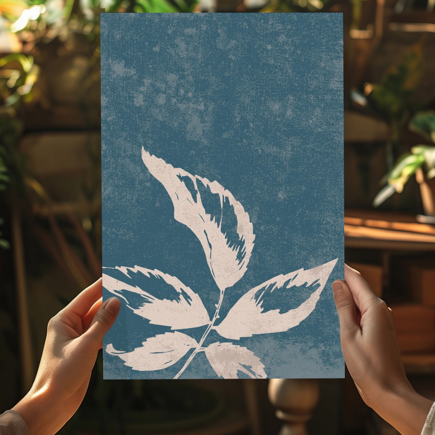Leaves Aluminum Print.
