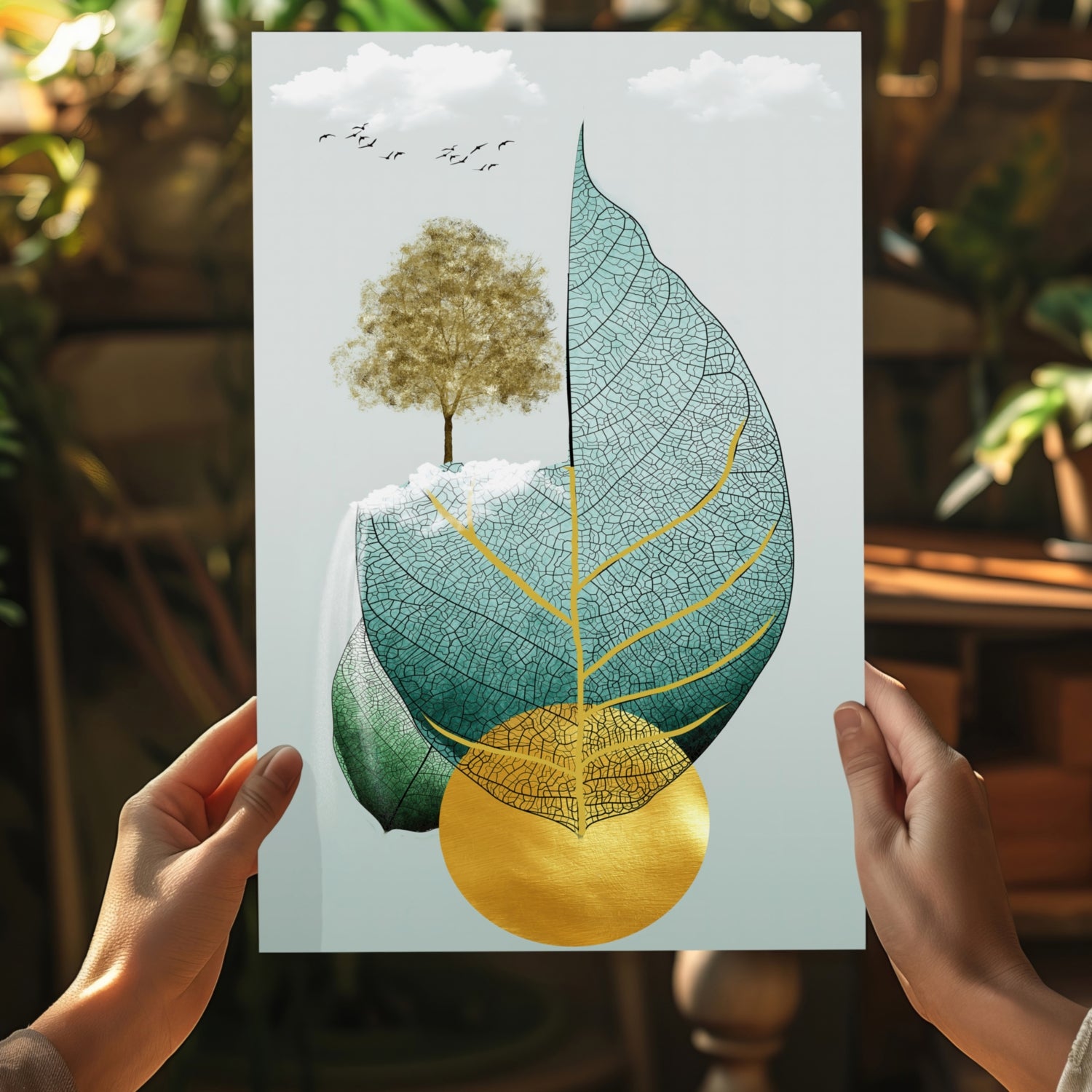 From Seed to Tree Aluminum Print.