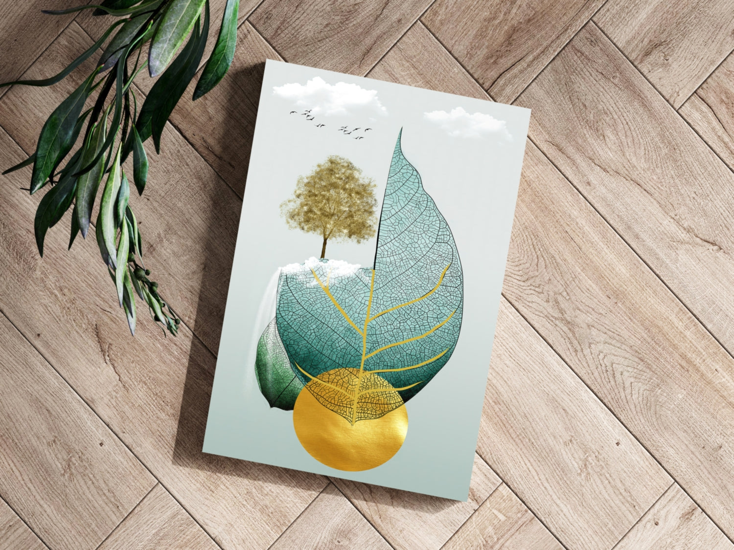 From Seed to Tree Aluminum Print.