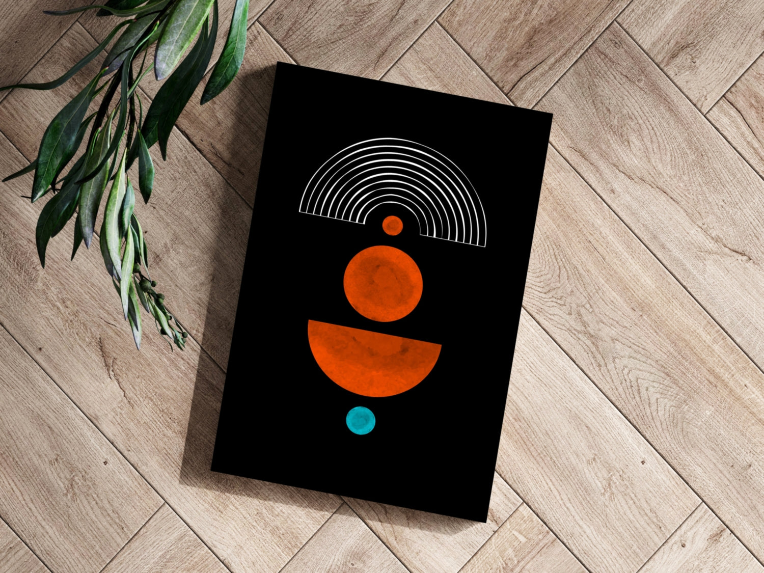 Line Art V1 Aluminum Print.