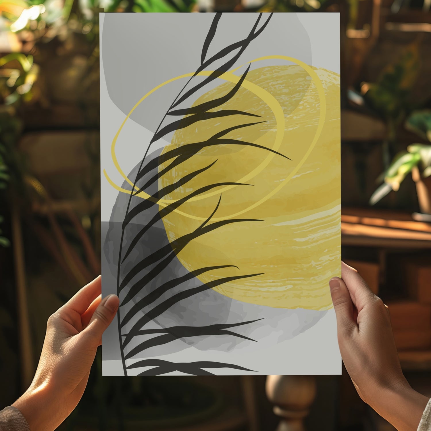 Line Art V8 Aluminum Print.