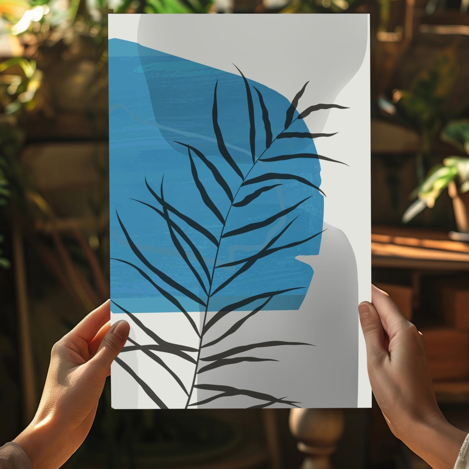 Line Art V9 Aluminum Print.