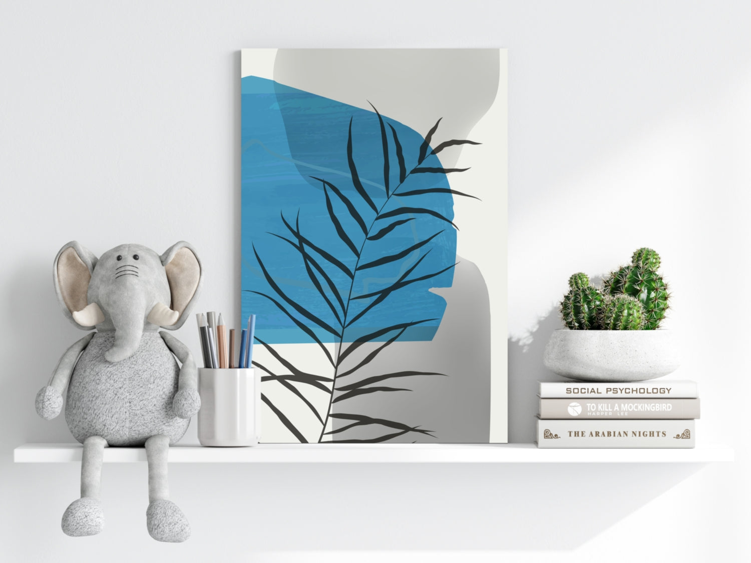 Line Art V9 Aluminum Print.