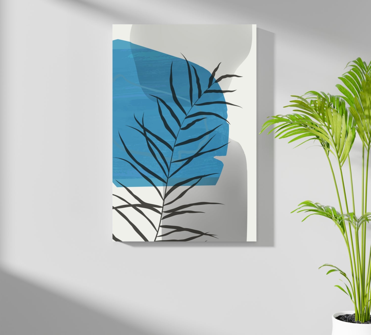 Line Art V9 Aluminum Print.