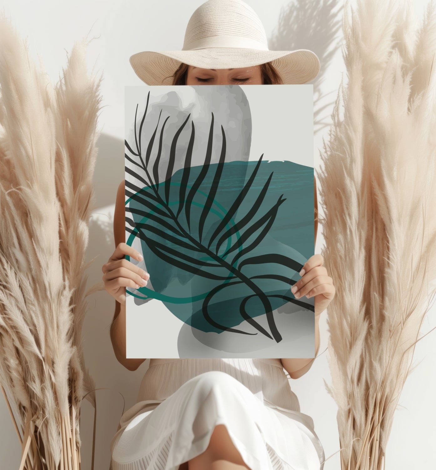 Line Art V11 Aluminum Print.